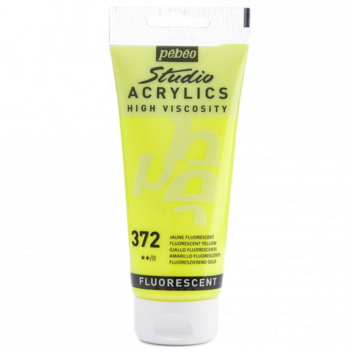 Acrylic hv - studio - 100ml - fluorescent yellow