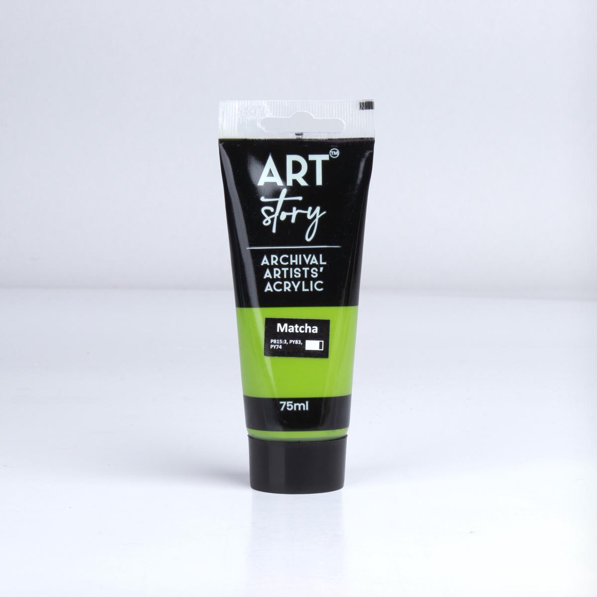 Artists Acrylic Colour Matcha 75ml Tube