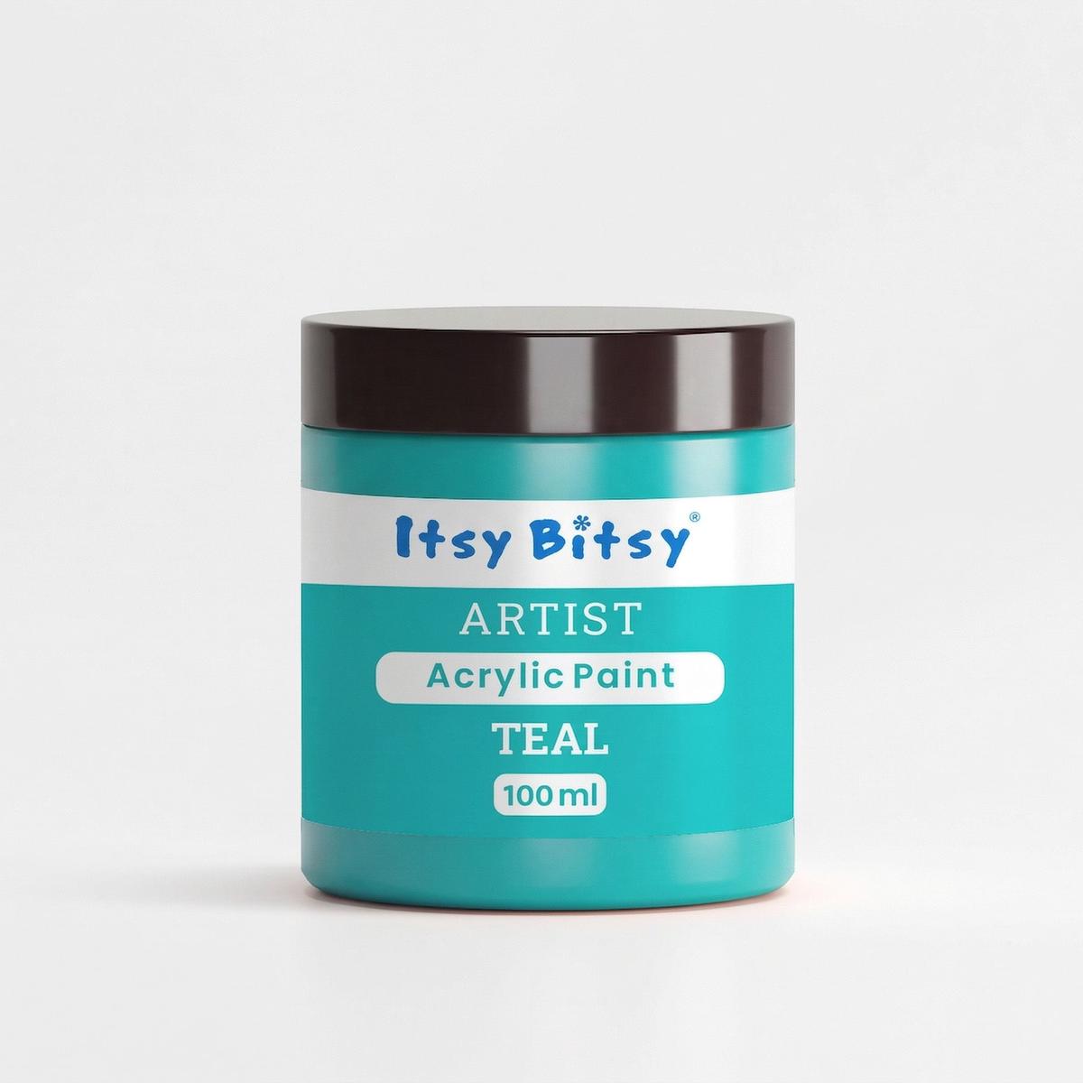 Artists Acrylic Colour Teal 100ml Bottle