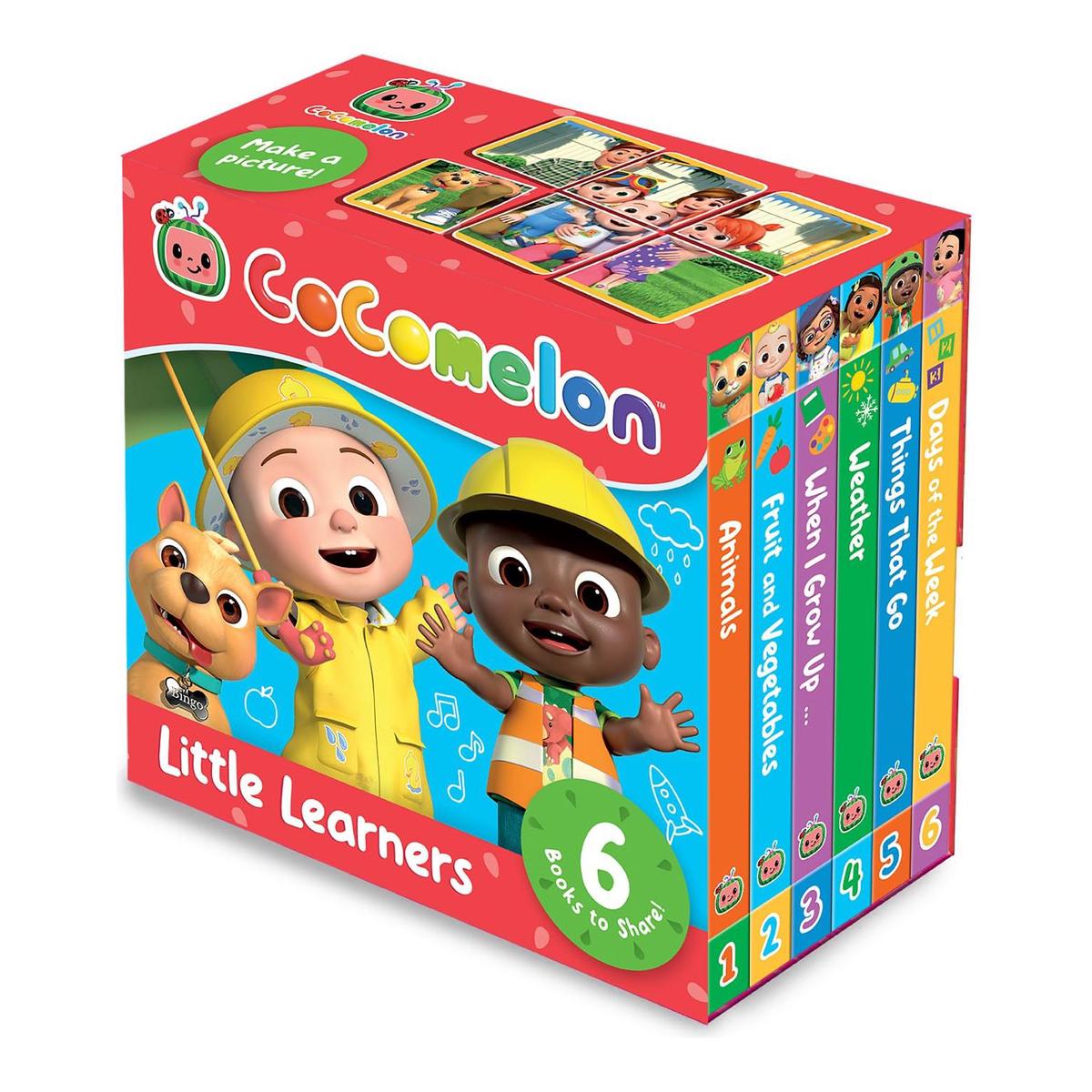 CoComelon Little Learners Pocket Library: 6 new mini board books about first experiences, featuring JJ and his friends - perfect for toddlers and young children!