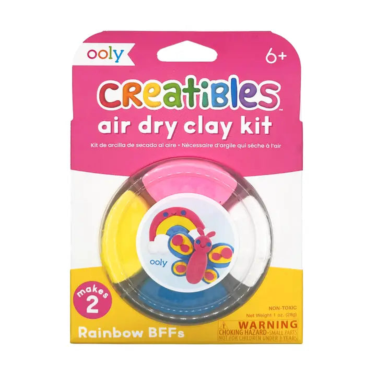 Creatibles Air Dry Clay Kit Rainbow Pals BFFs