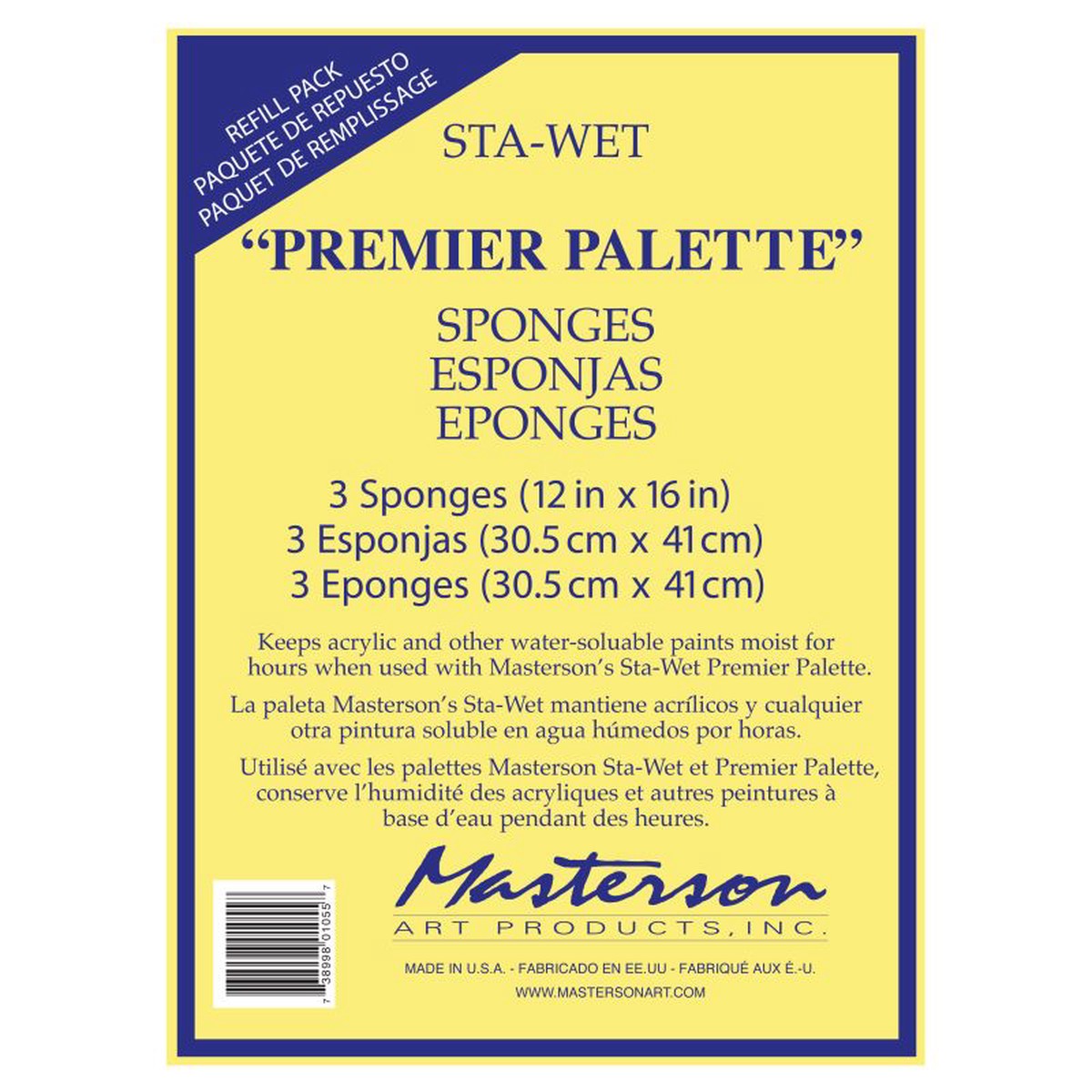 Masterson Palette Sponge Refill Premier Packet 3