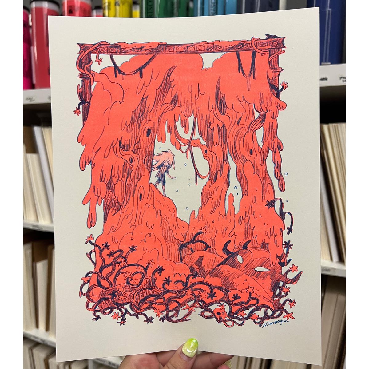 Natalie Andrewson - "Lost and Found" Risograph