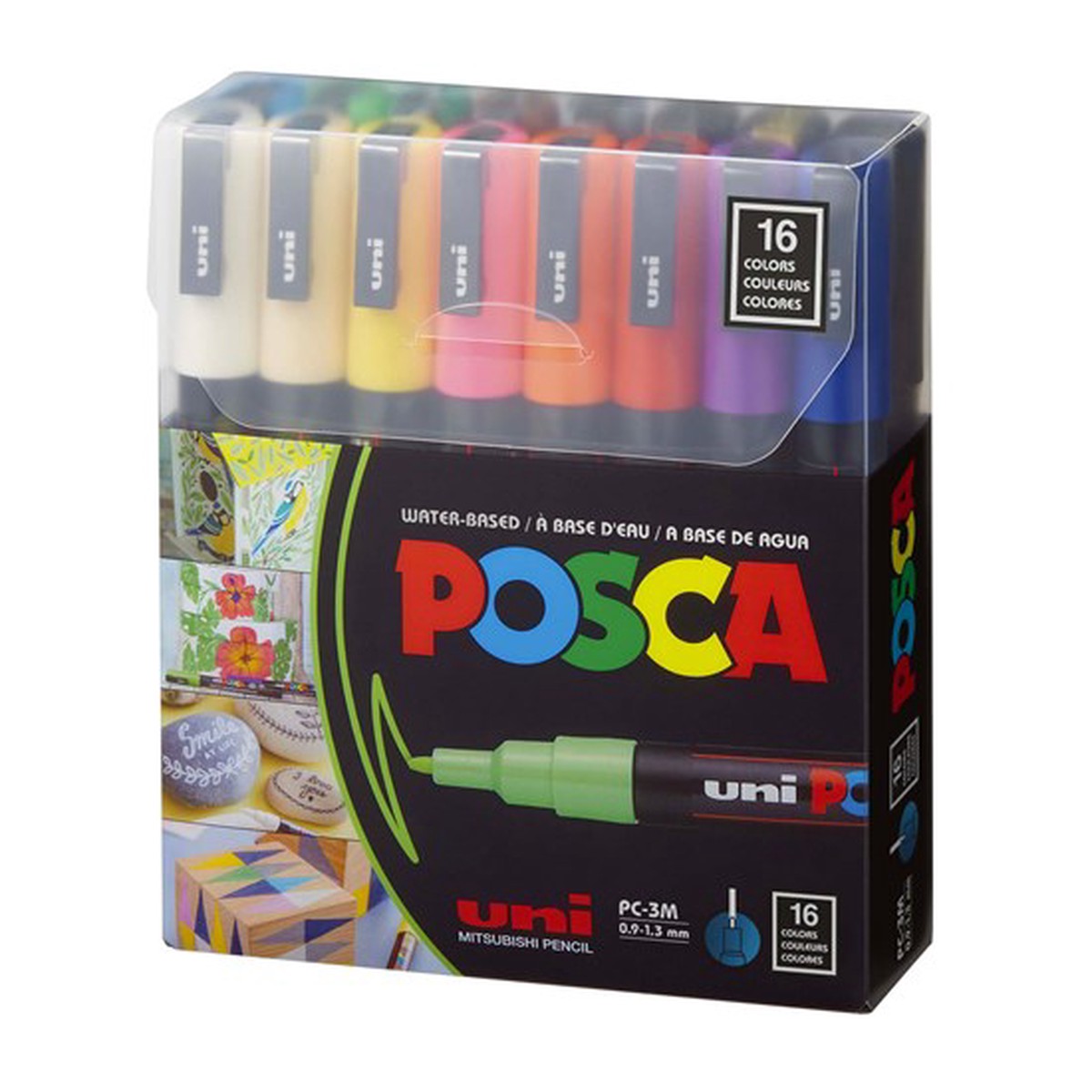 Set of 16 Posca Marker Pc-3M Classic