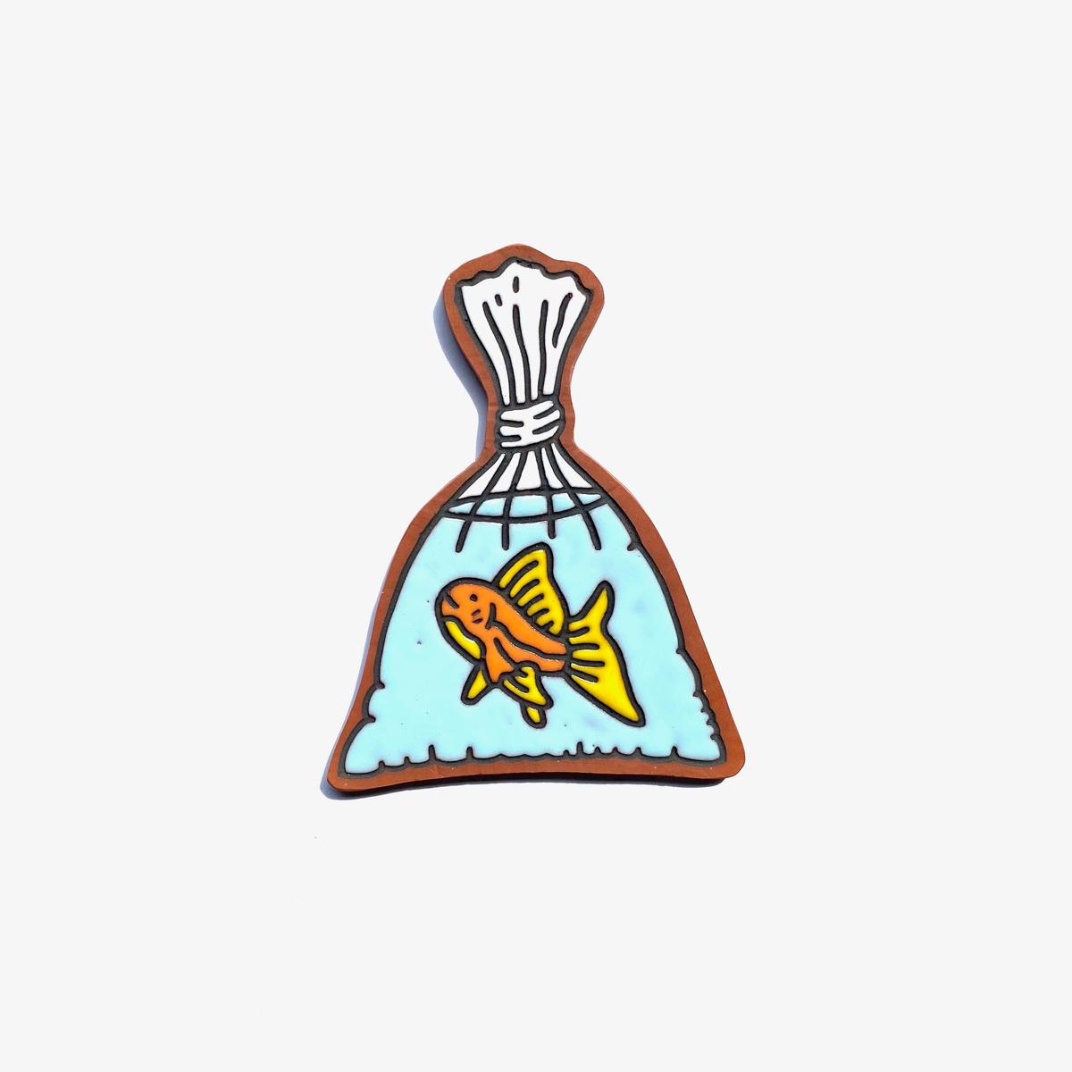 The Special Feature - Christina Margarita Erives - "Fish in Bag, Tile (#01)"