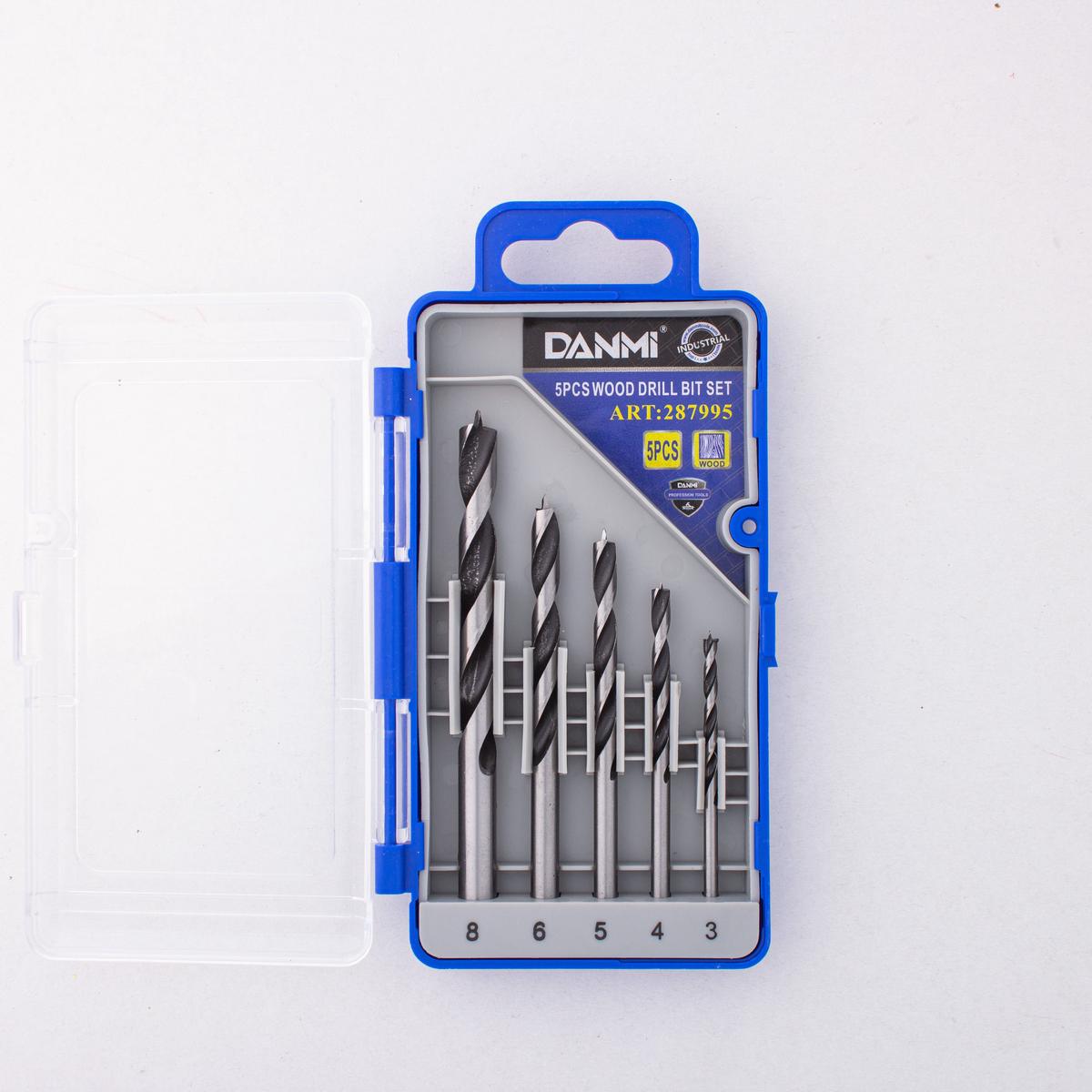 Wood Drill Bit Set of 5 pc 1Box DANMI