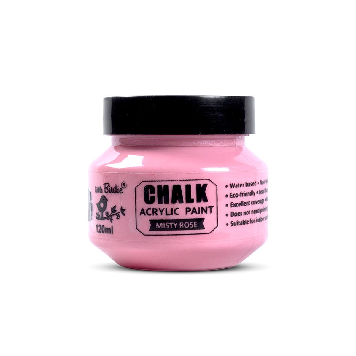 Home Decor Chalk Paint Misty Rose 120ml Bottle
