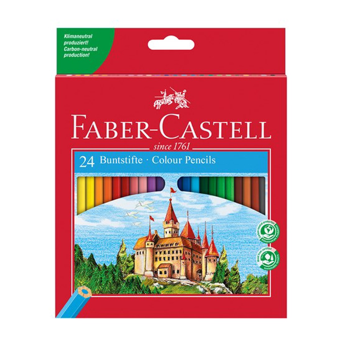 Set of 24 ecopencil colored pencils