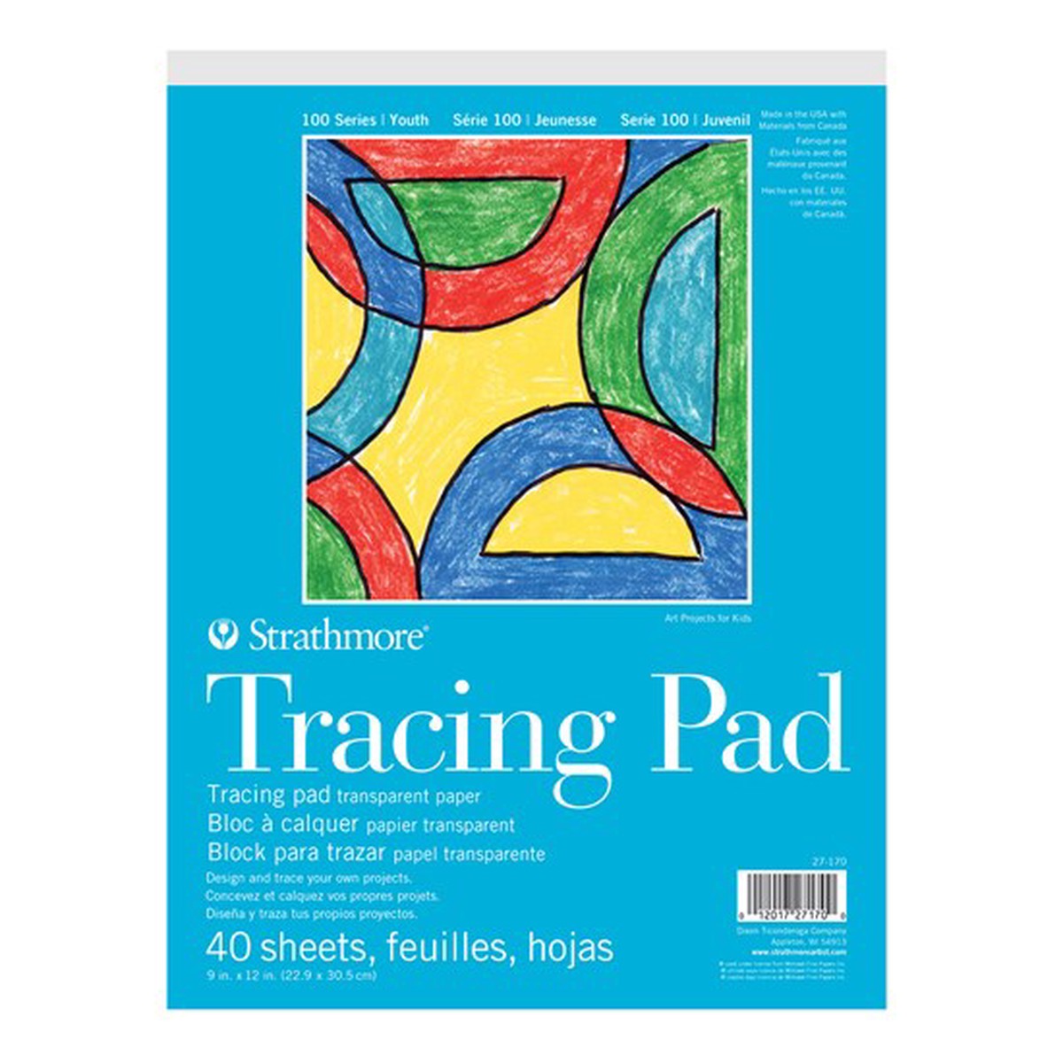 Tracing paper pad - 30lbs - 9x12in (40s)