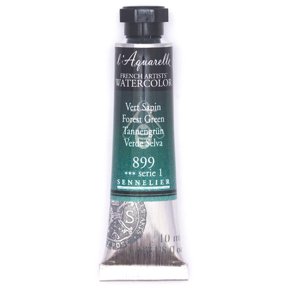 Watercolor tube - 10ml - forest green - s1