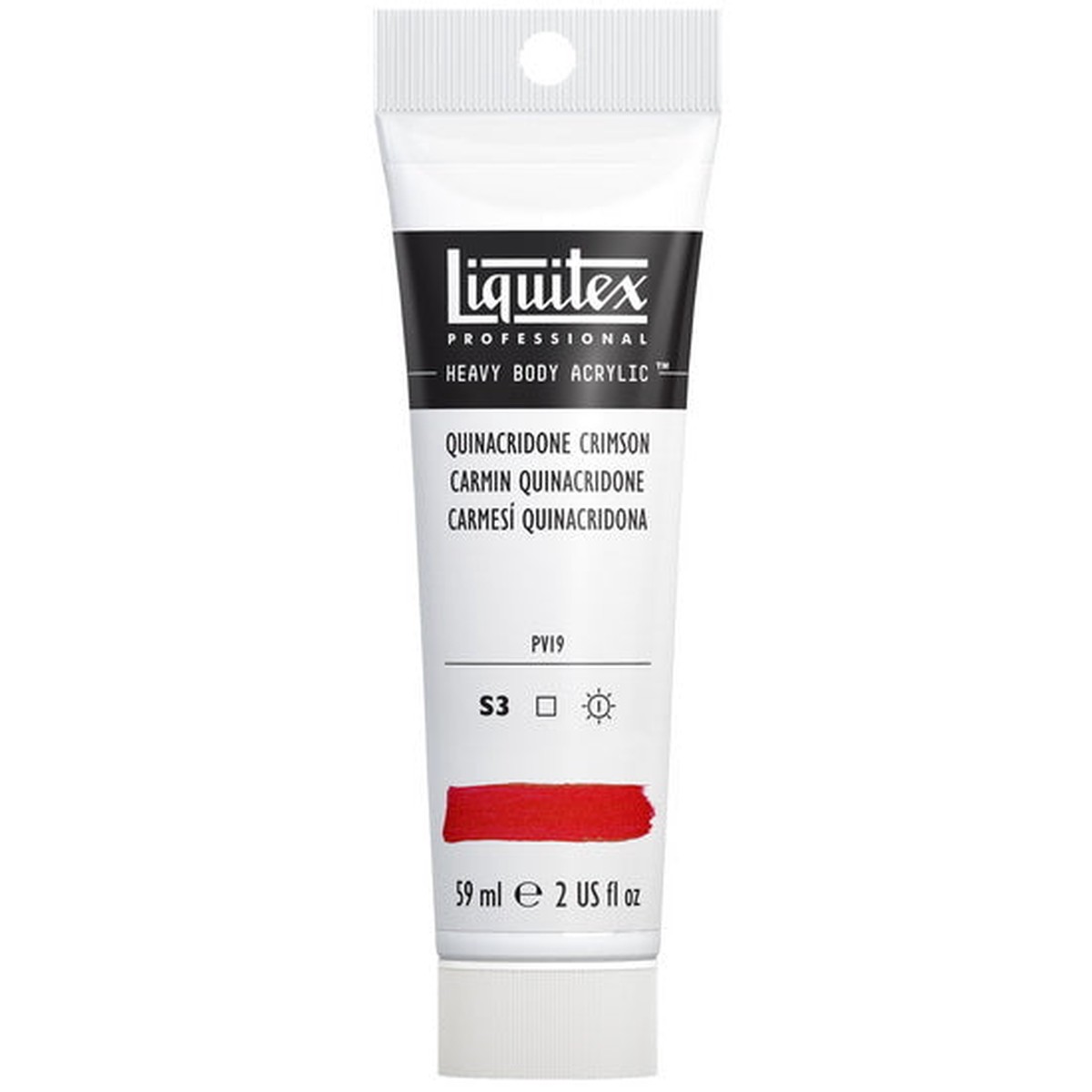 Acrylic hb - 2oz - quinacridone crimson - s3