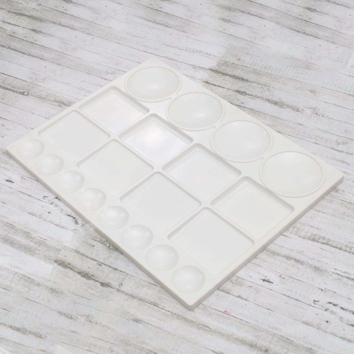 Artists Plastic Palette 12.9inch X 9.9inch 20 Well 1pc