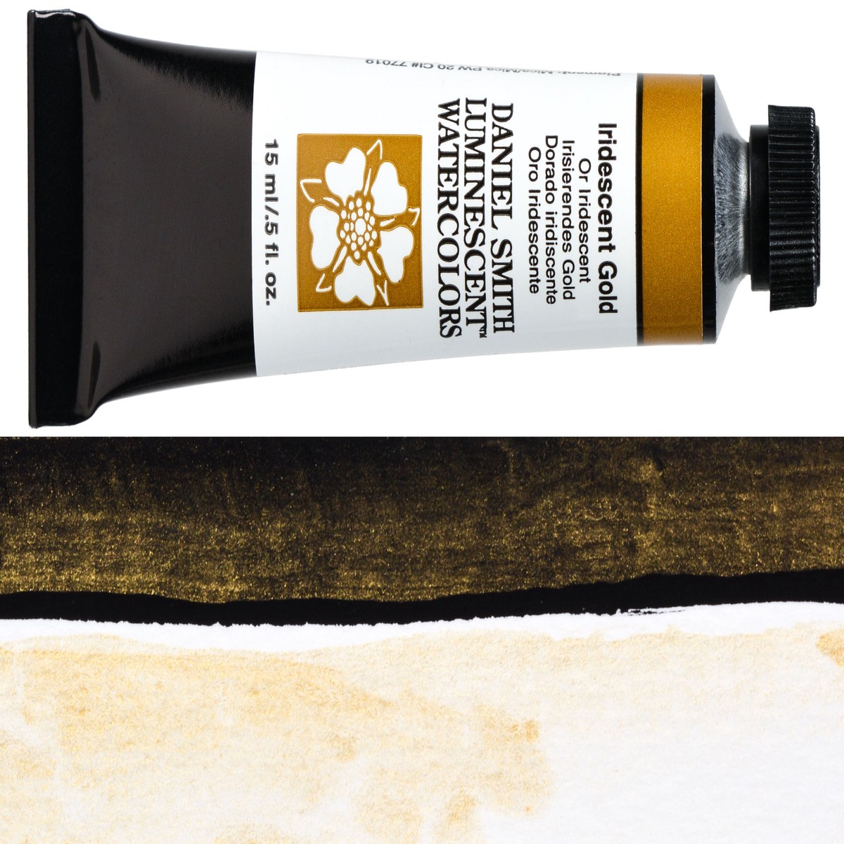 Daniel Smith Extra Fine Watercolor, 15 mL, Iridescent Gold