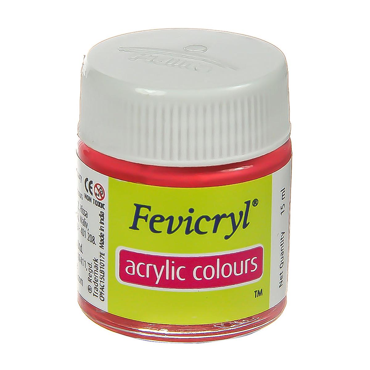 Fevicryl Acrylic Colours Salmon Pink 15Ml Bottle