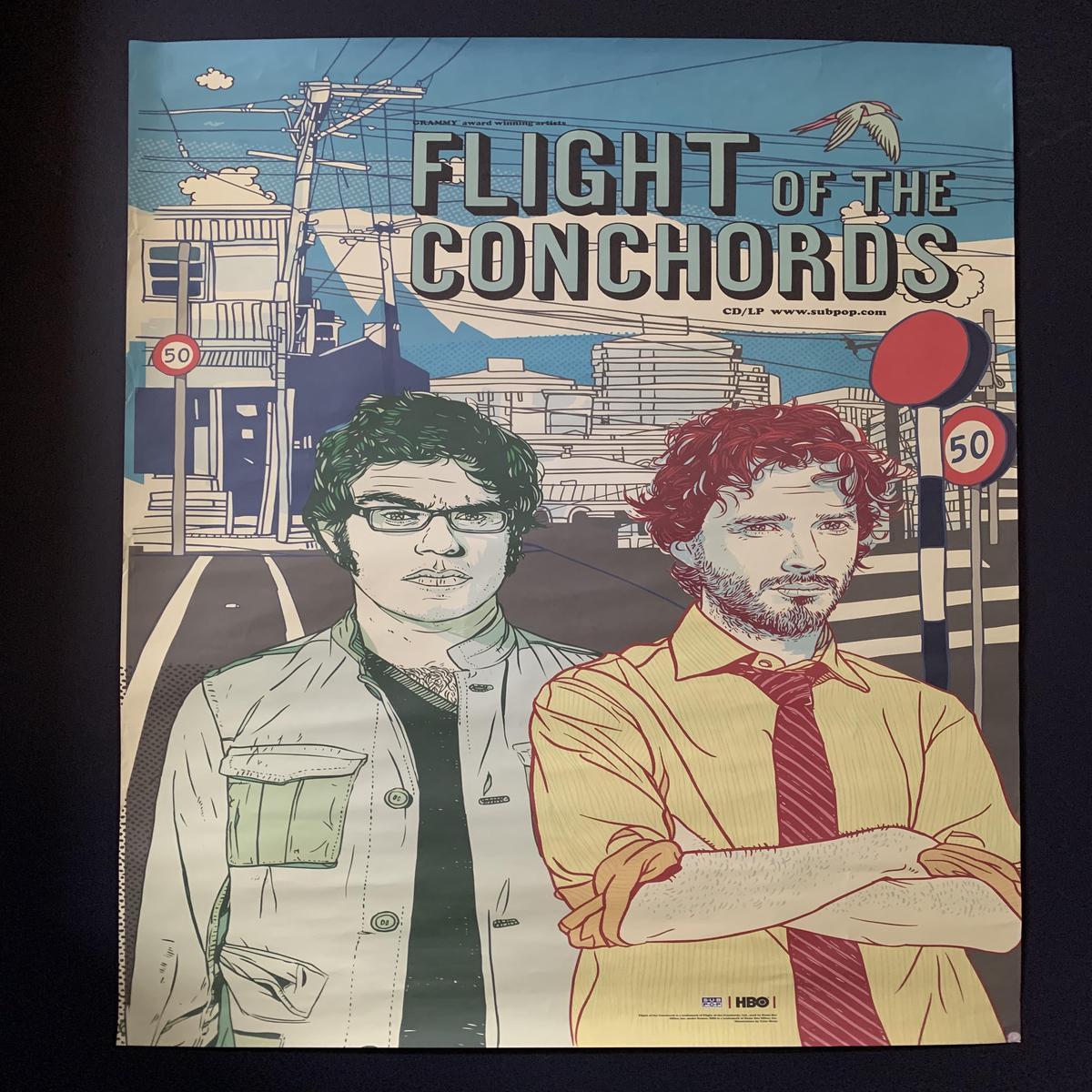 FLIGHT OF THE CONCHORDS ORIGINAL PROMO POSTER