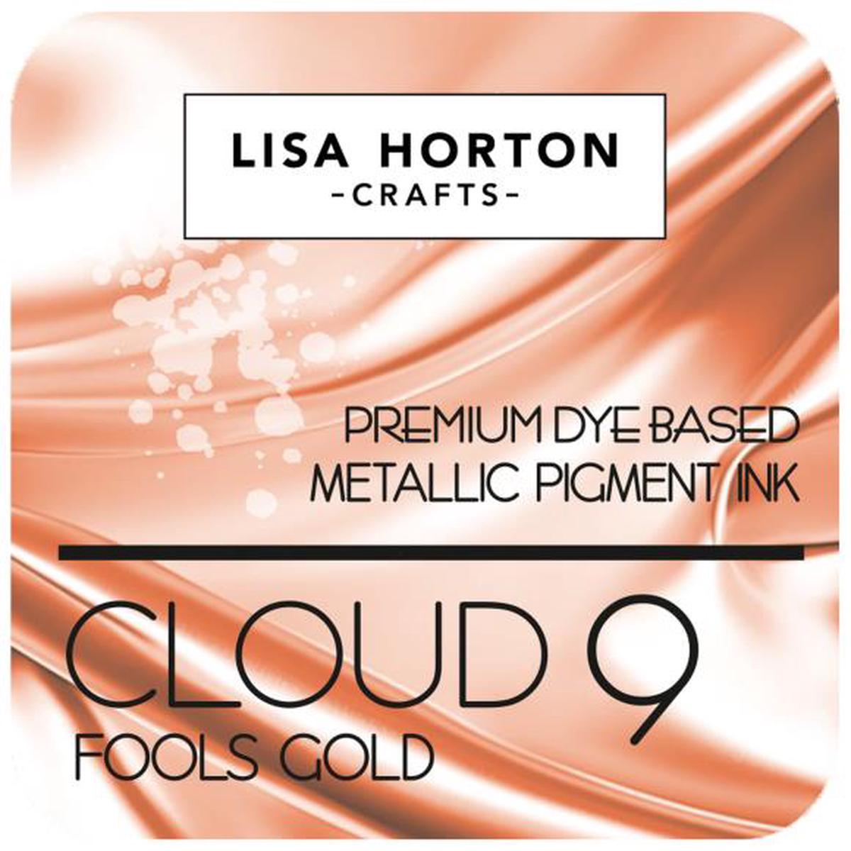 Lisa Horton Crafts Cloud 9 Metallic Pigment Ink Fools Gold (LHCIP224)