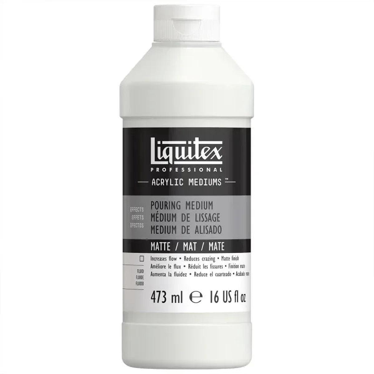Professional Acrylic Pouring Medium, Matte, 16 oz (473 mL)