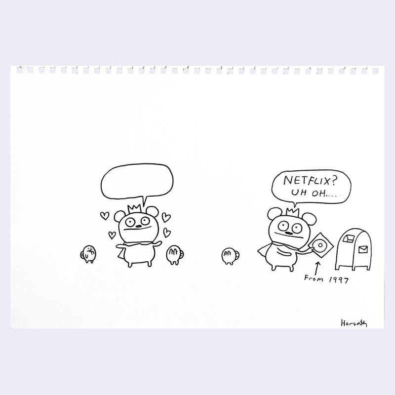 Raku (Mini) Gaki - David Horvath - "Bossy Bear #4"