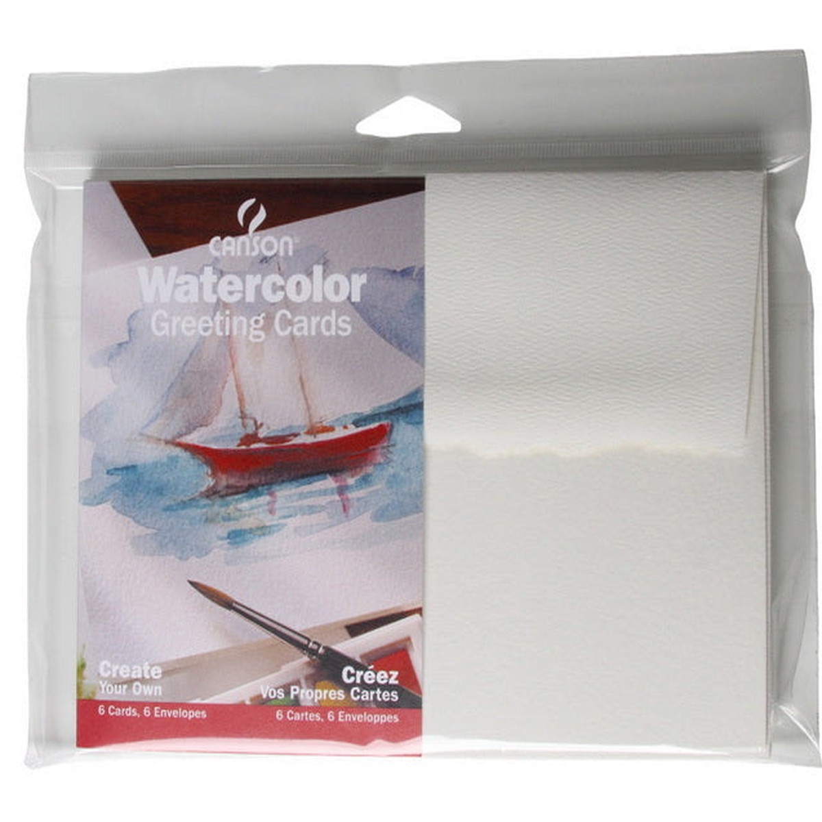 Watercolor cards ans envelopes set - 140lb - cp - 5x7in (6)