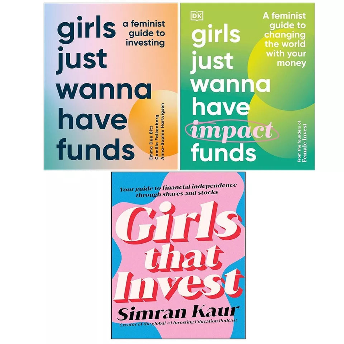Camilla Falkenberg Collection 3 Books Set Simra Girls Just Wanna Have Funds (HB)
