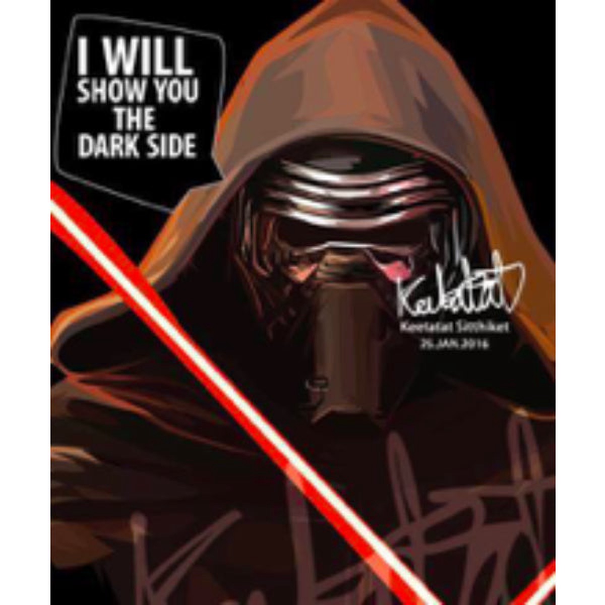 Drawing ( Star Wars Kylo Ren)