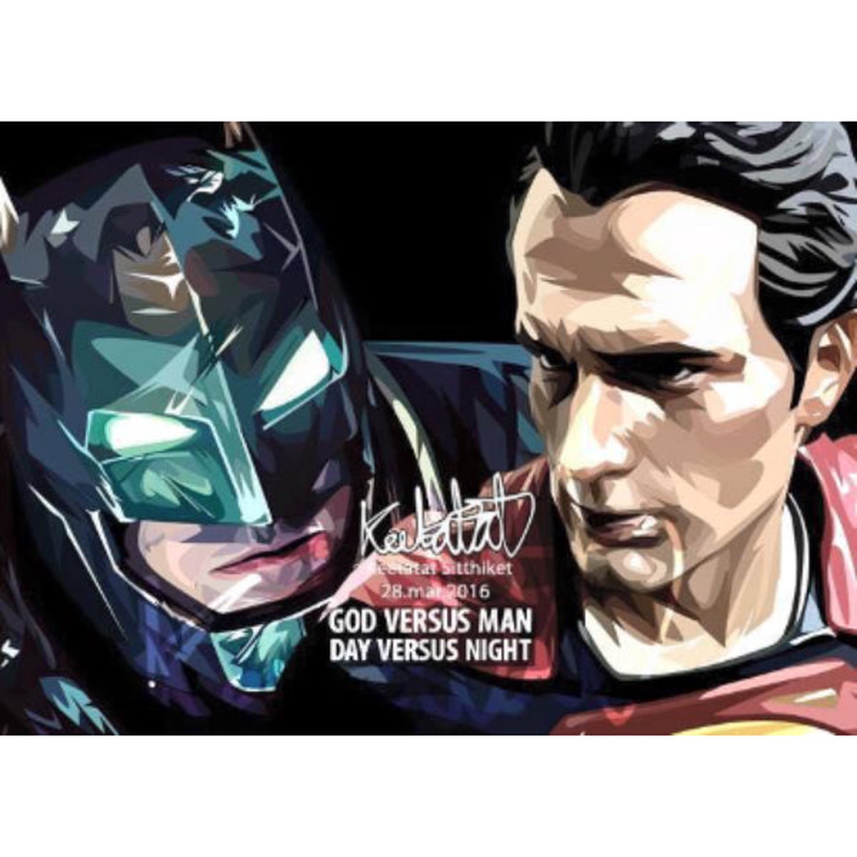 Drawing ( VS Batman VS Superman)