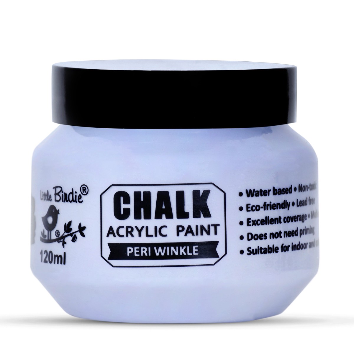Home Decor Chalk Paint Peri Winkle 120ml Bottle