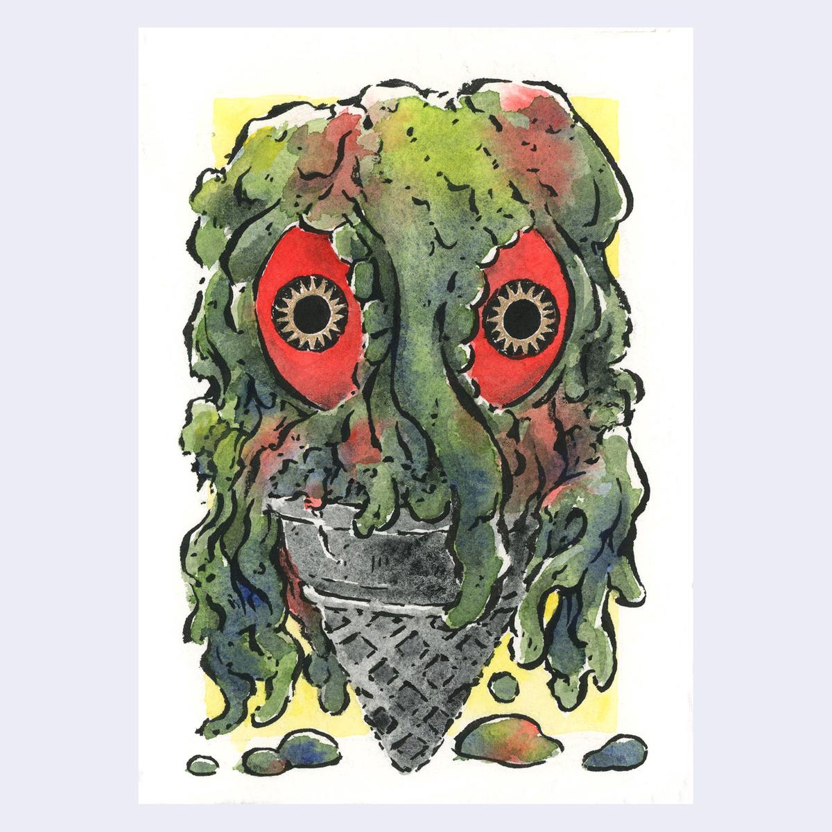 Kelly Yamagishi - "Melting Hedorah" Art Print