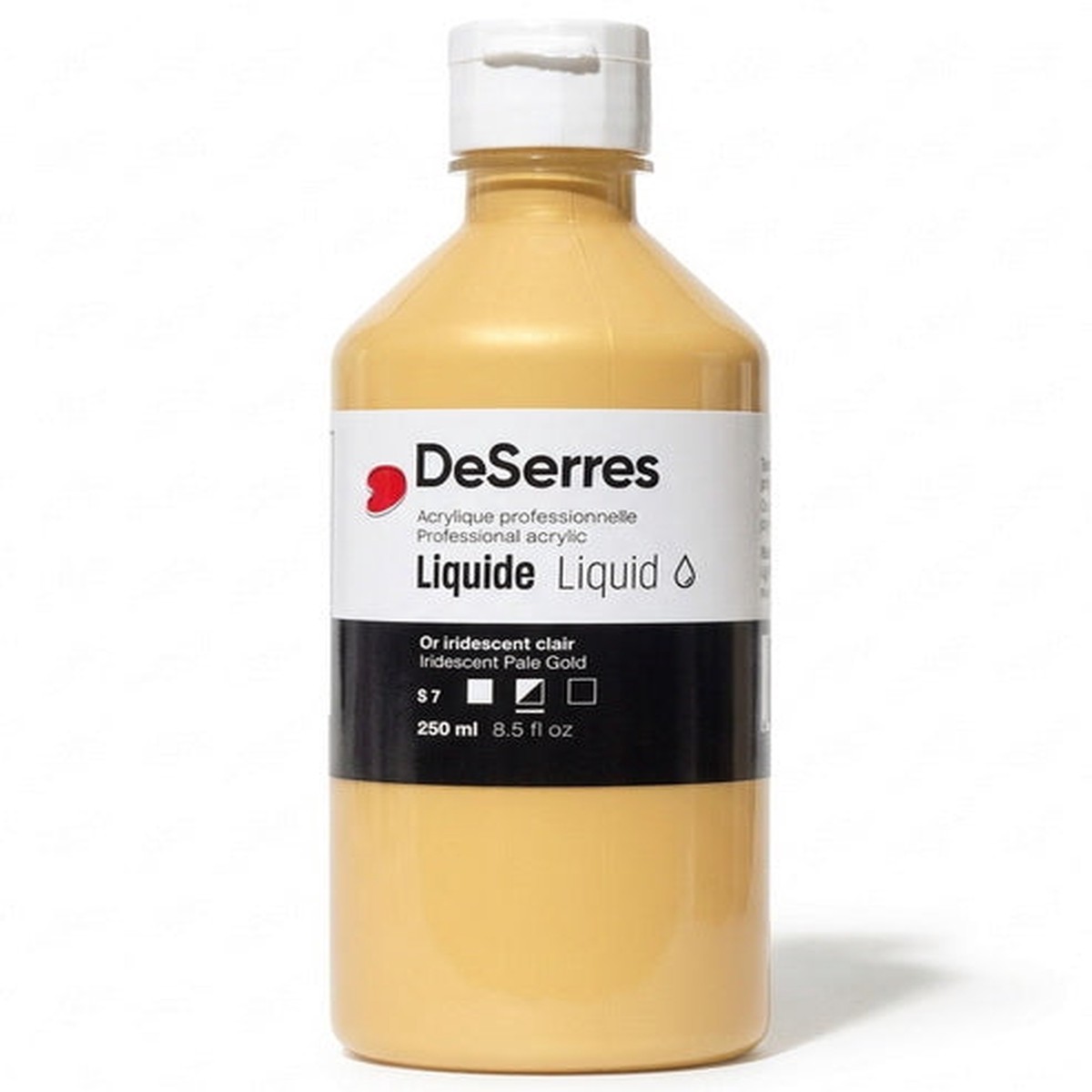 Liquid Acrylic Iridescent Pale Gold Series 7 - 250ml