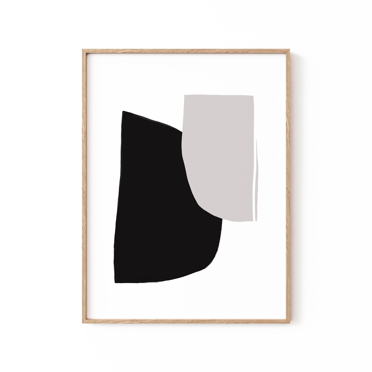 Abstract Art Shapes 25, Minimal Art, Minimalist Painting