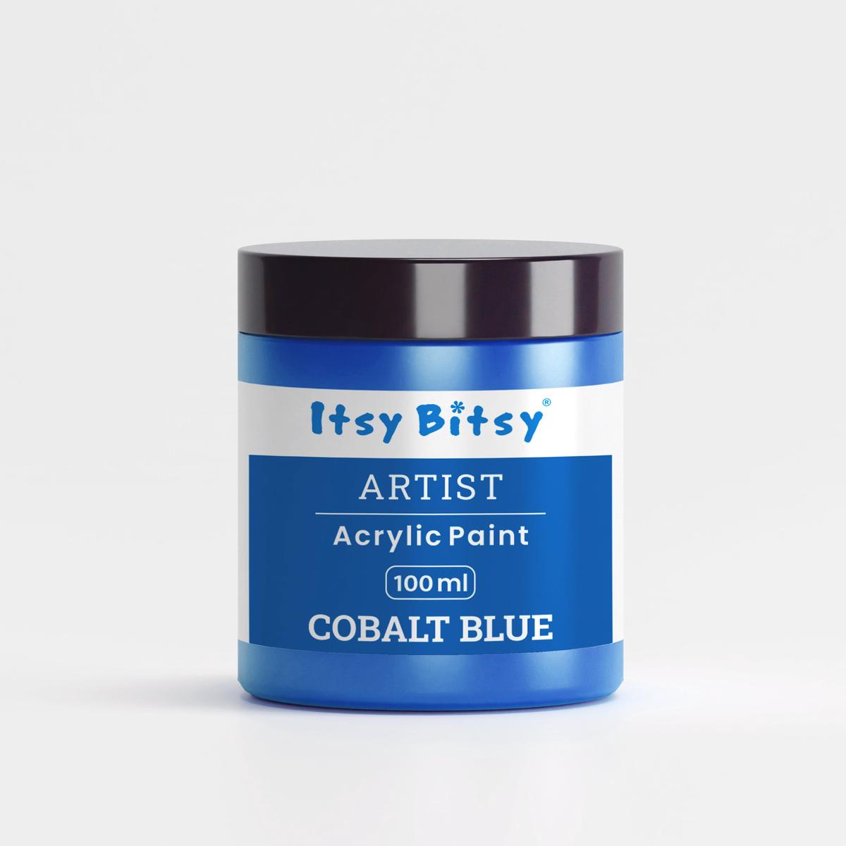 Artists Acrylic Colour Cobalt Blue 100ml Bottle