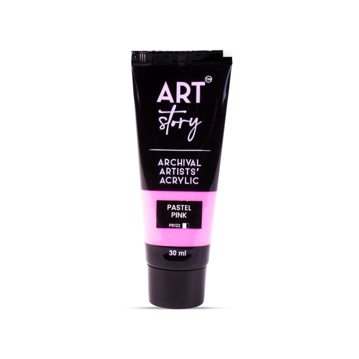 Artists Acrylic Colour Pastel Pink 30ml Tube