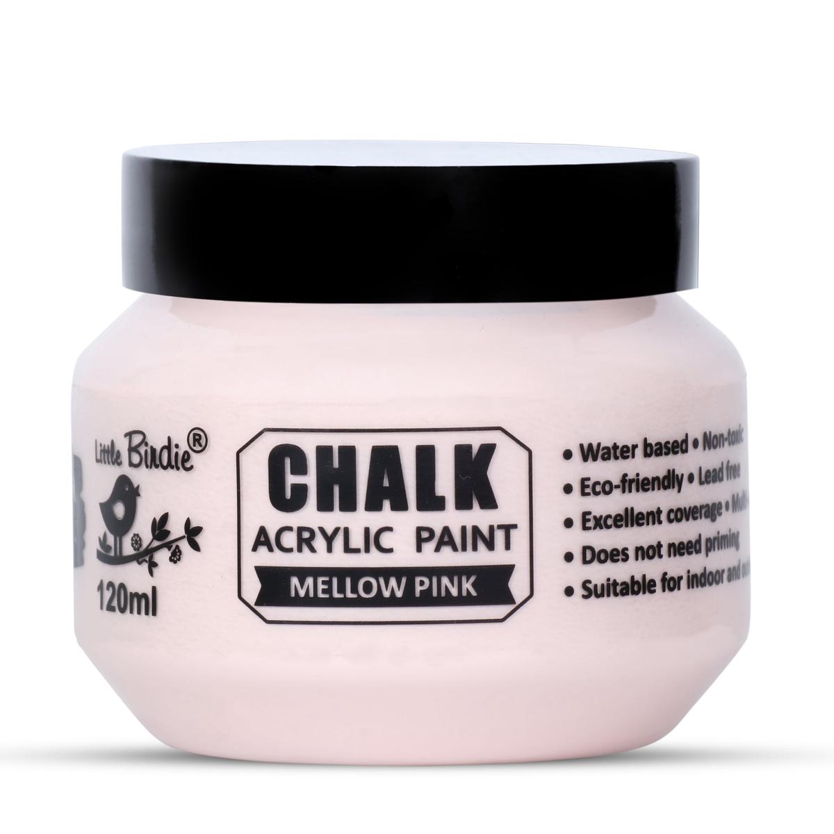 Home Decor Chalk Paint Mellow Pink 120ml Bottle