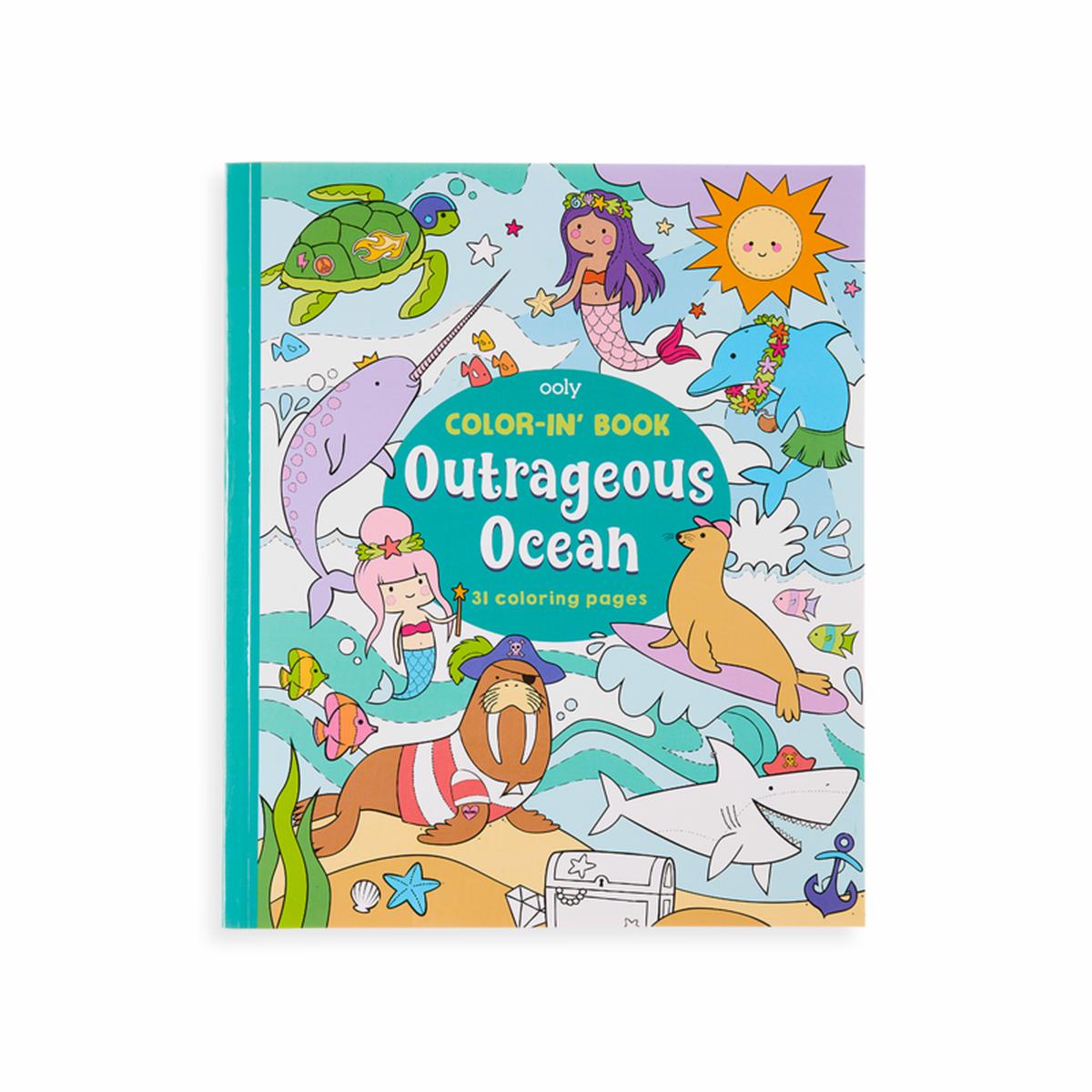 Outrageous Ocean Color-In' Book