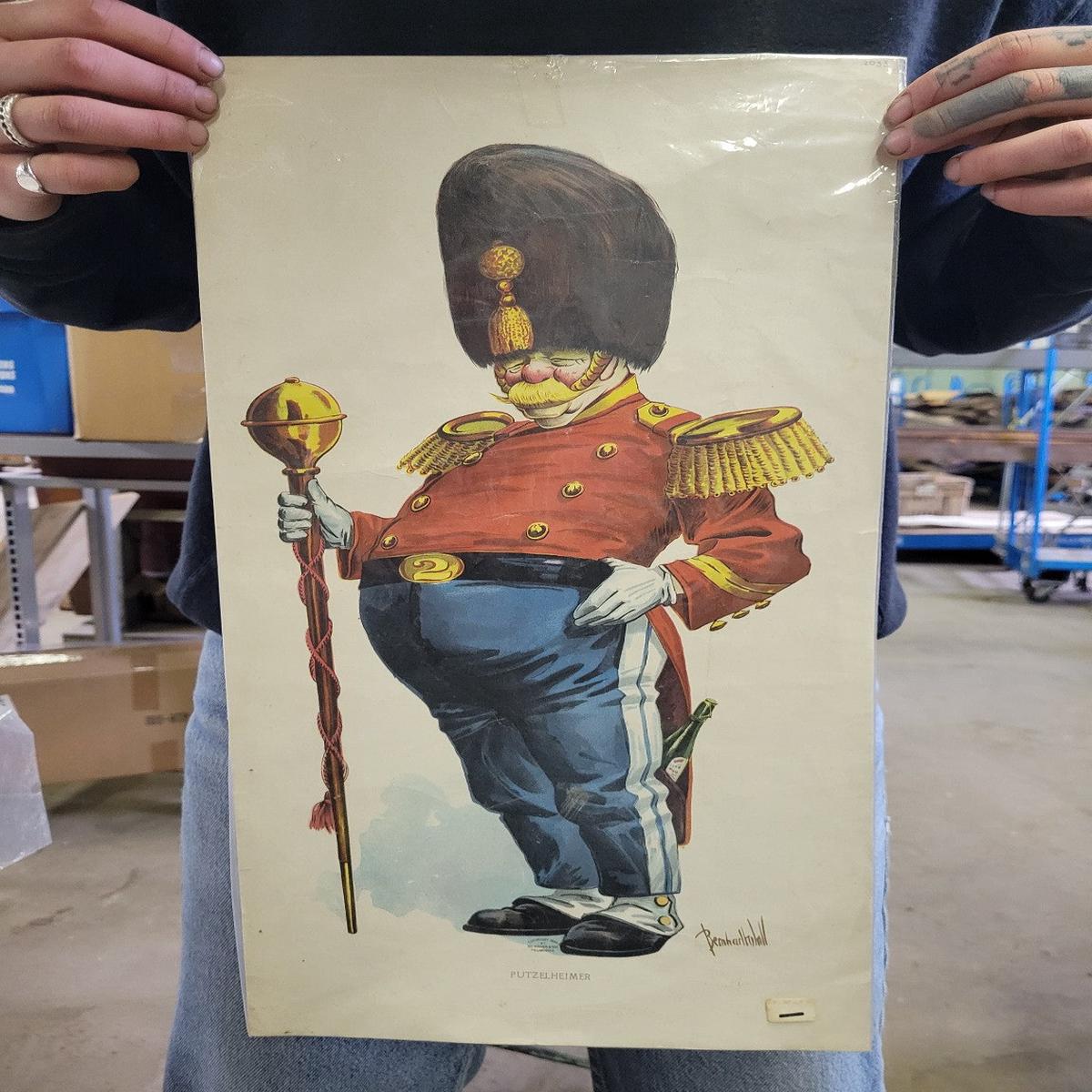 Putzelheimer Lithograph Poster by Bernhardt Wall