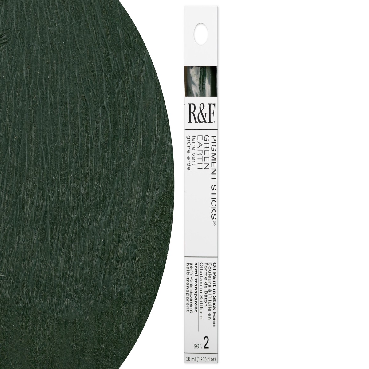 R&F Pigment Stick, Green Earth, 38 mL