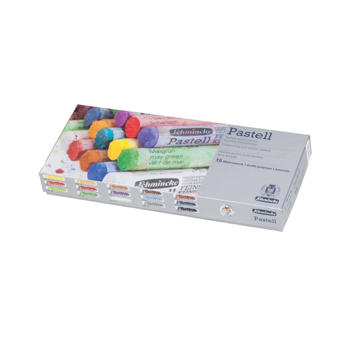 Schmincke Dry Pastels Multi Purpose 15 pcs set