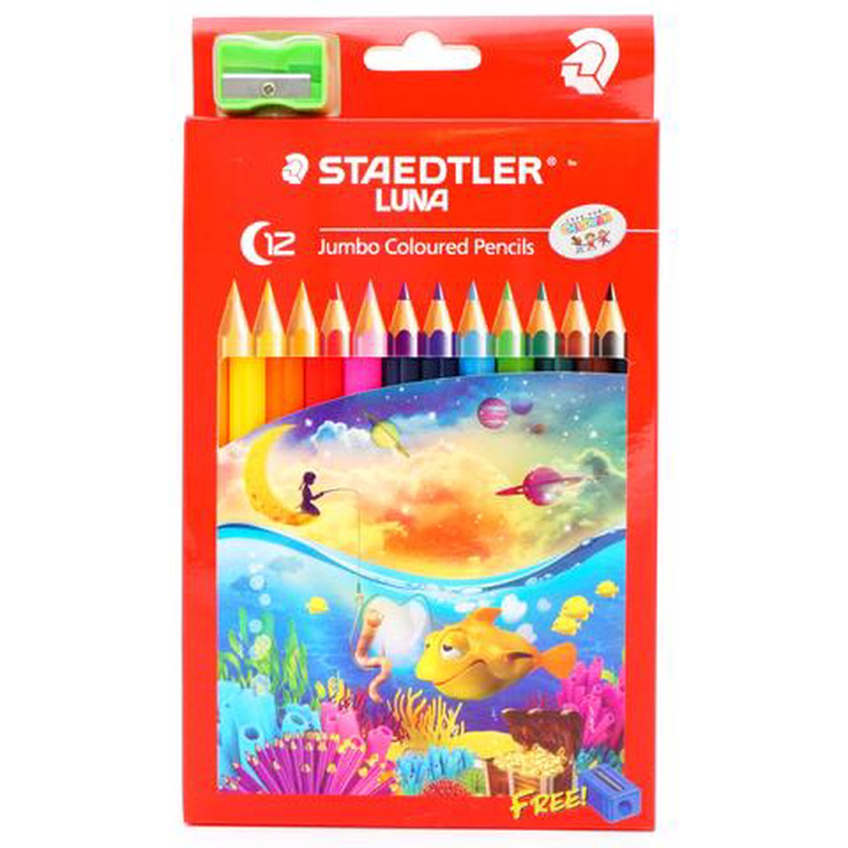 Staedtler Luna Jumbo Colour Pencil Set 12