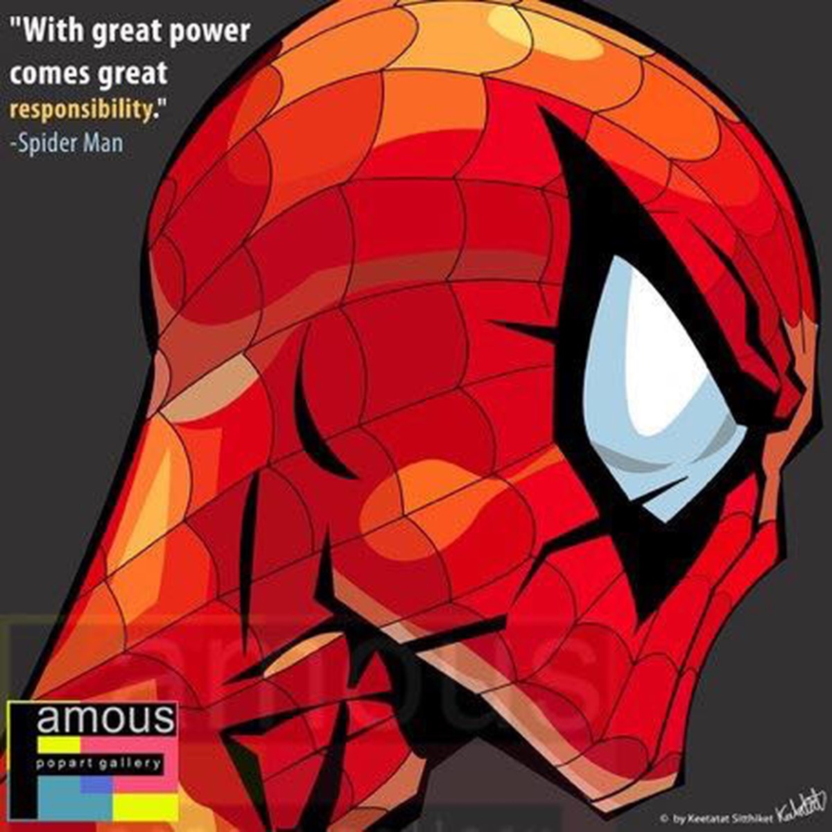 Drawing (Spider-Man With great power)