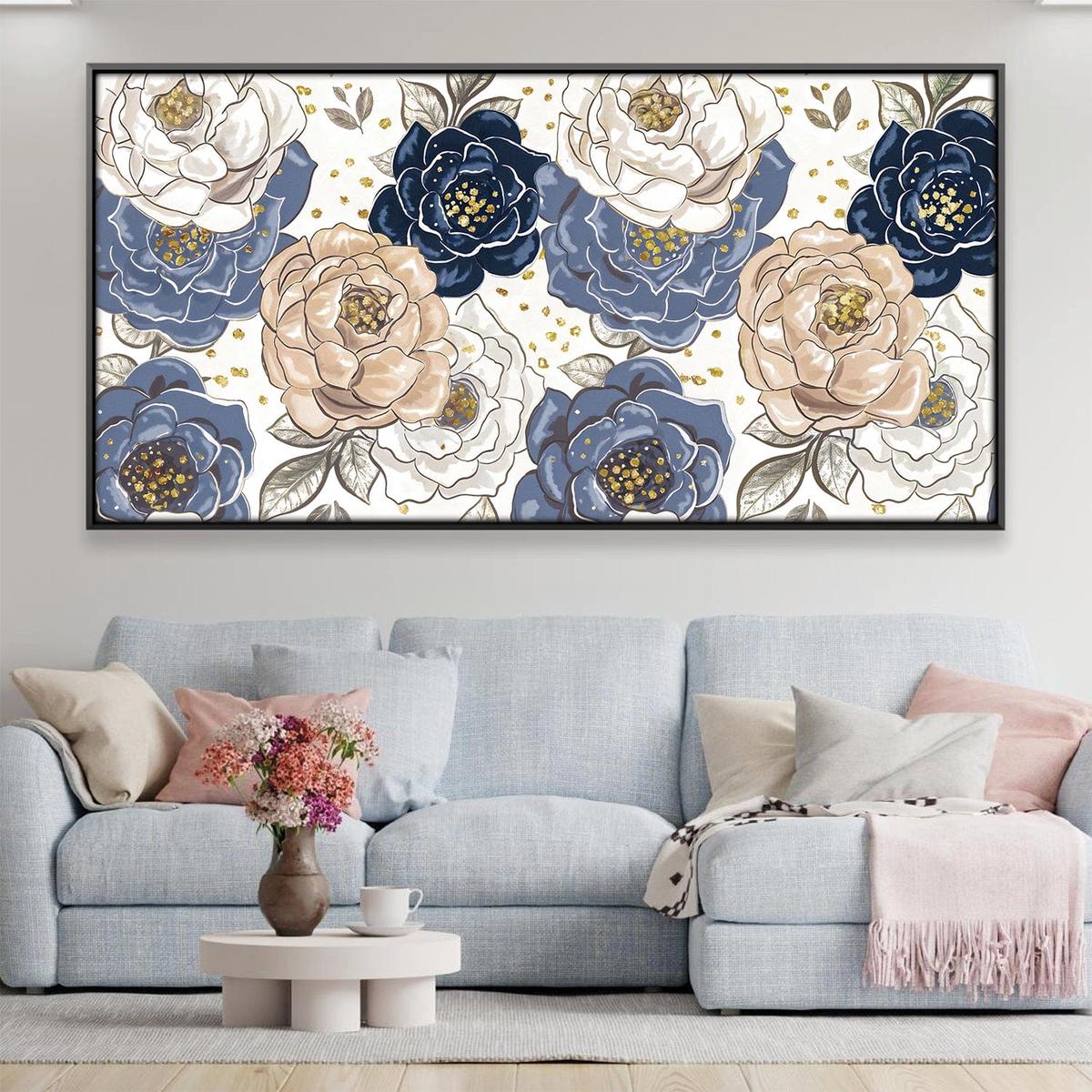 Midnight Blossoms Canvas