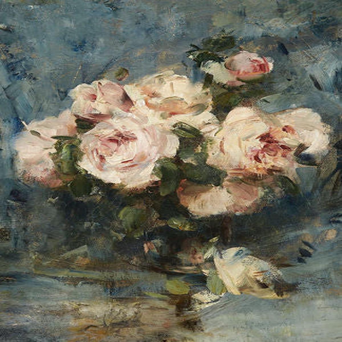Pink Roses Art Print, 9x12
