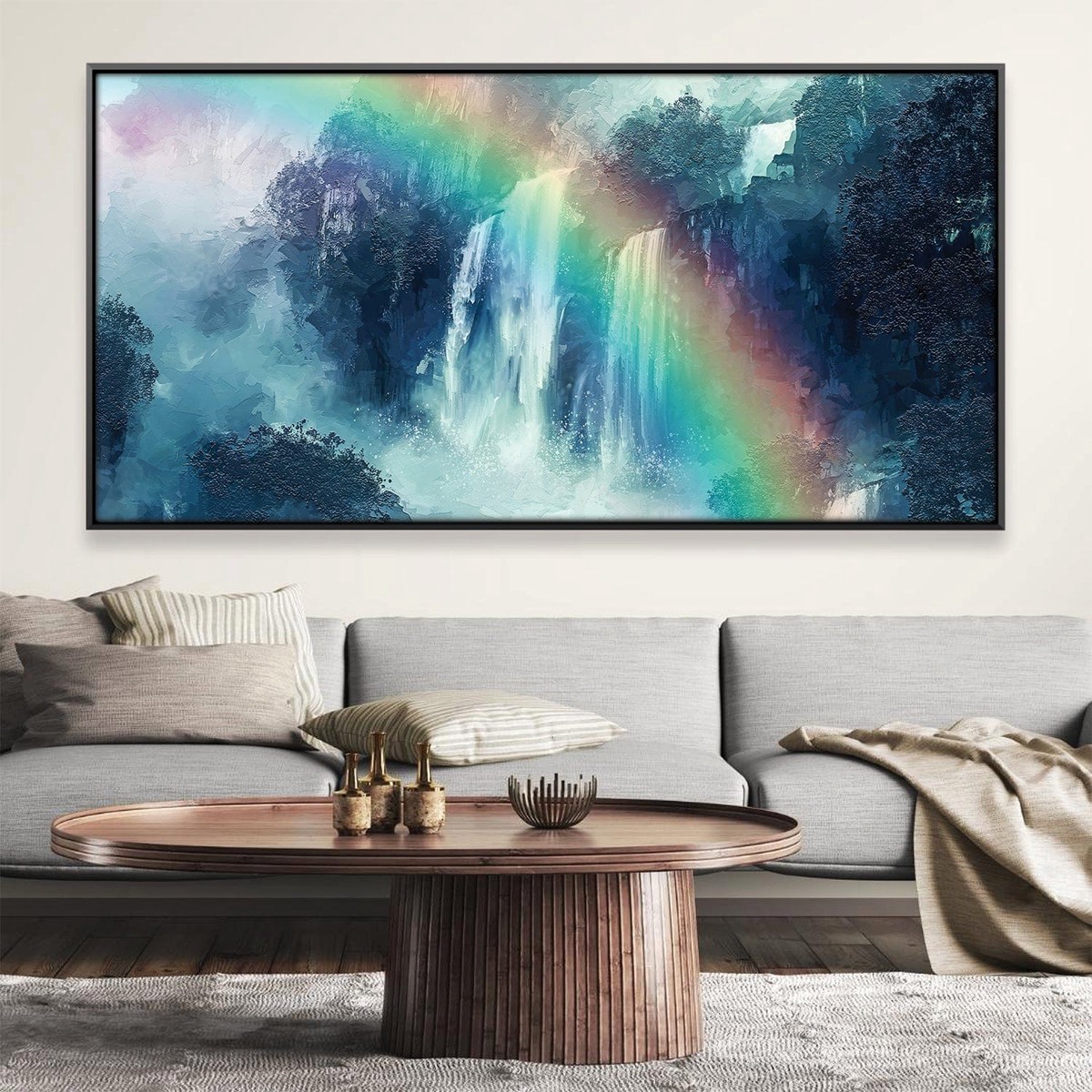 Rainbow Falls Canvas