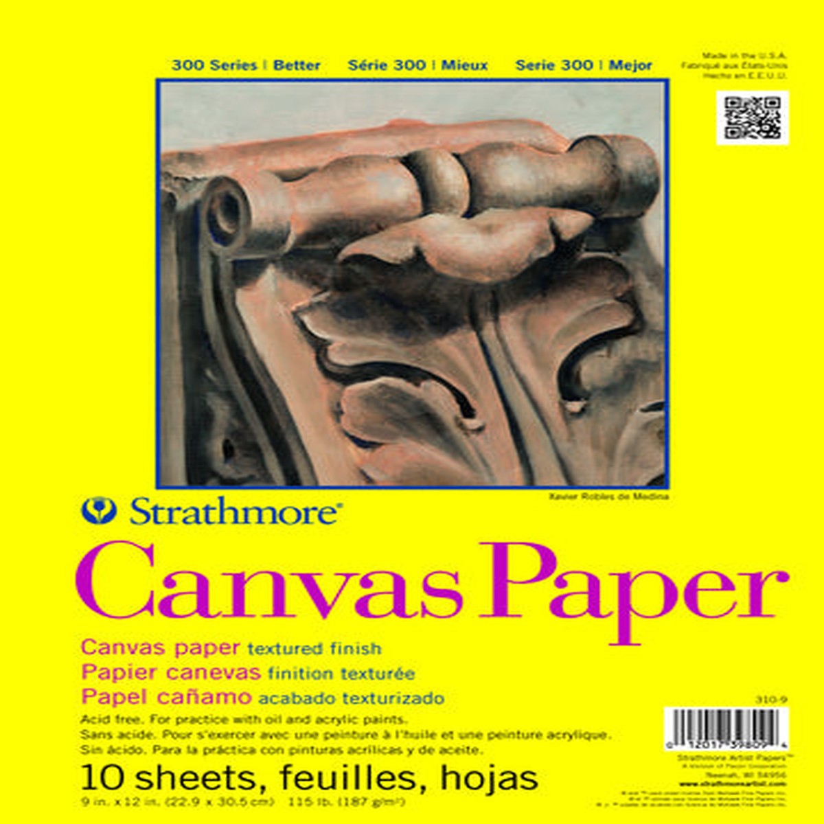 12X16 Canvas Paper Pad