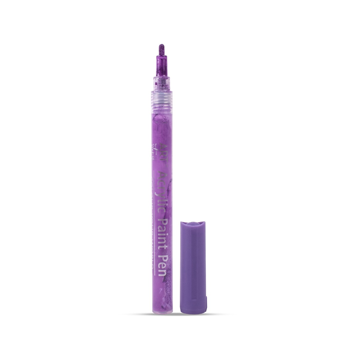 Acrylic Paint Marker Pen Water Based Violet 1mm Tip 1pc
