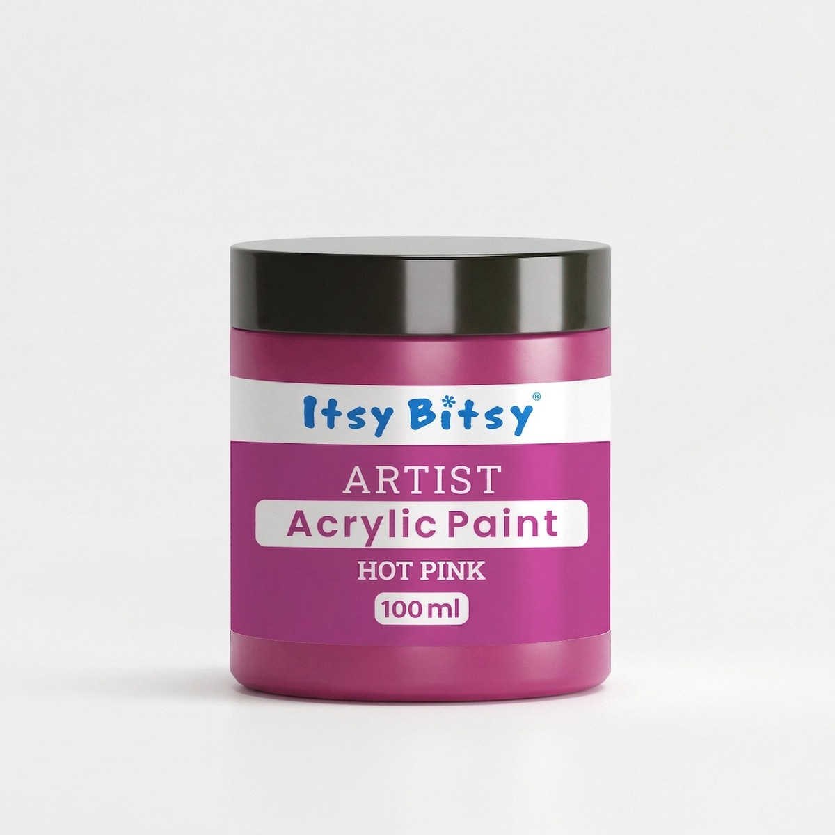Artists Acrylic Colour Hot Pink 100ml Bottle