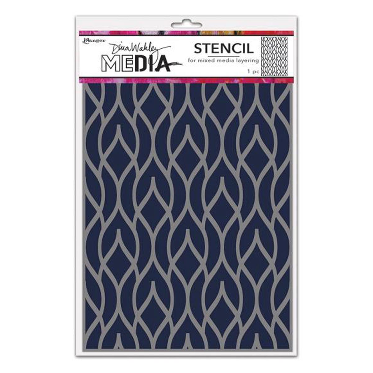 Dina Wakley Media Stencil - Pointy Fence (MDS87724)