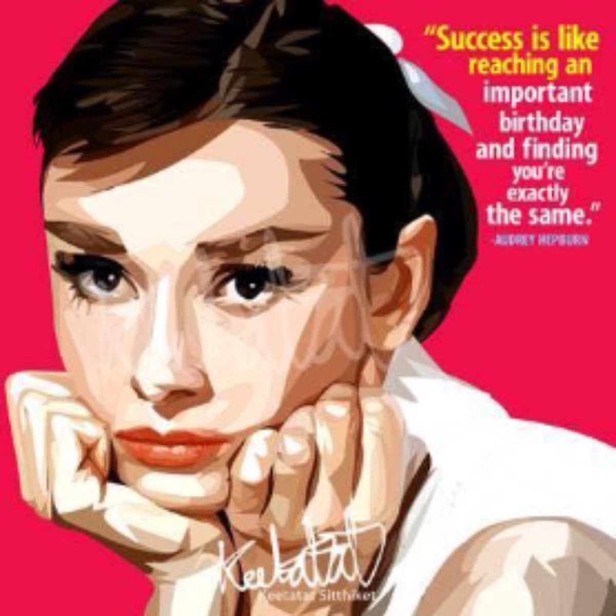 Drawing ( Audrey Hepburn - Success)