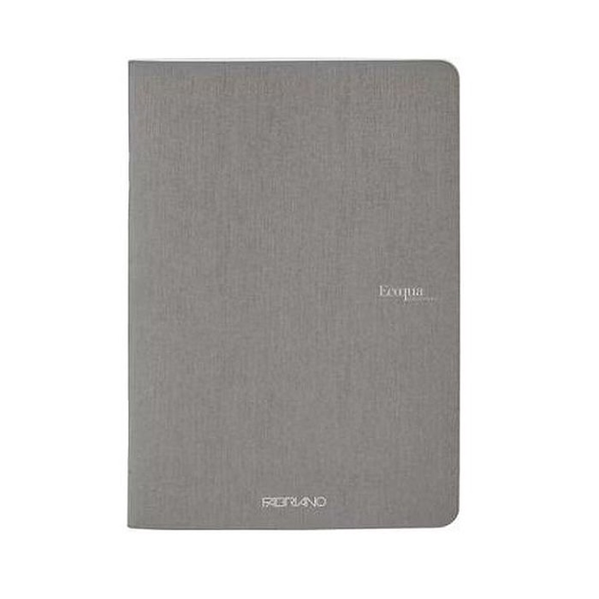 Fabriano Ecoqua Stapled Notebook Anthracite Lined