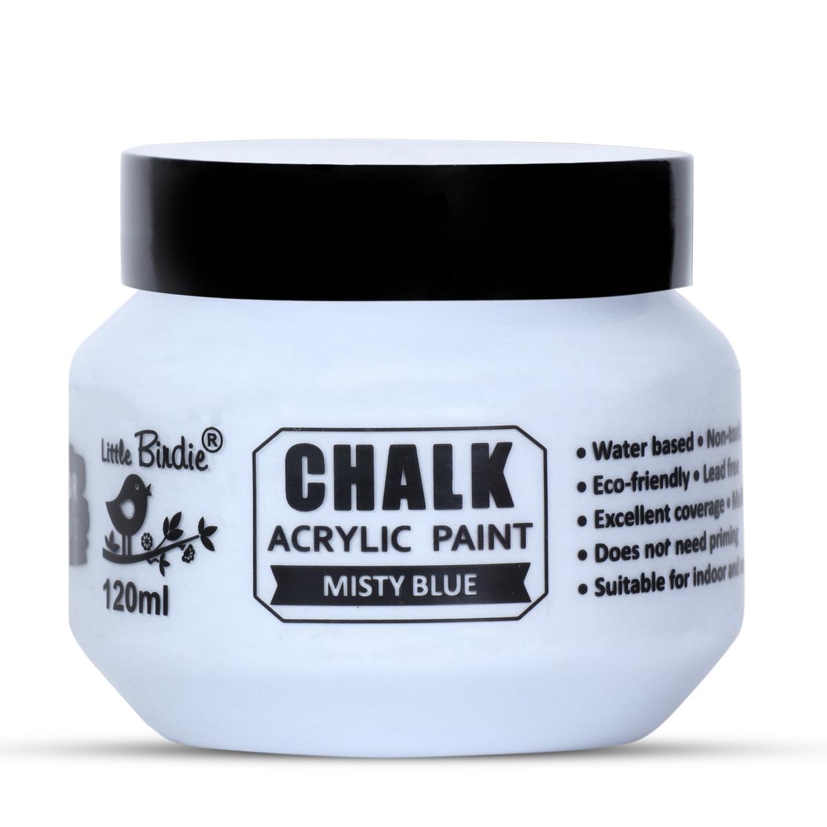Home Decor Chalk Paint Misty Blue 120ml Bottle