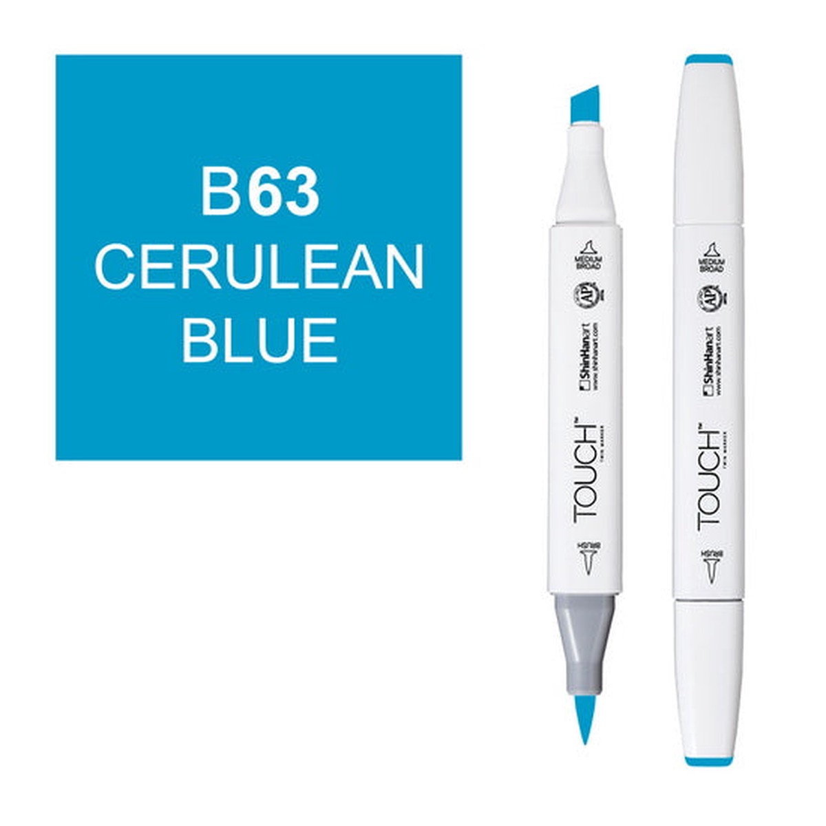 Touch Brush Marker Cerulean Blue